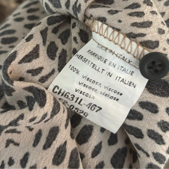 Brandy Melville Cheetah Print Dress Size M Short Sleeve - Picture 6 of 6